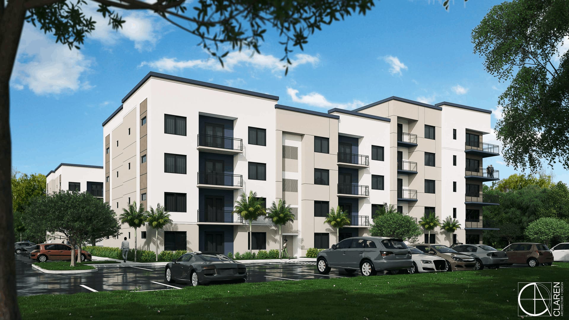 Approved exterior elevation for the 89 luxury residences.